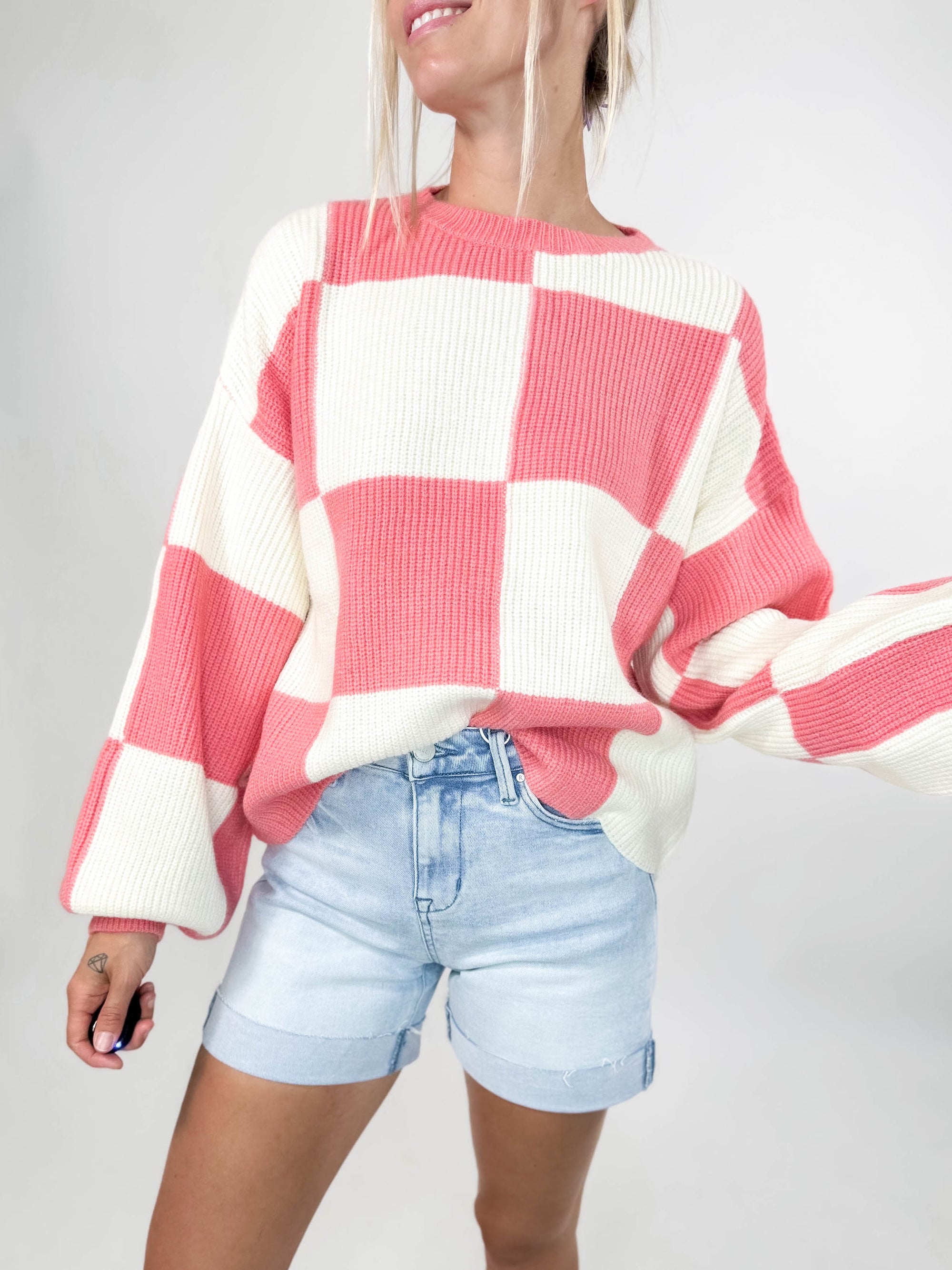 Check This Sweater- PEACH