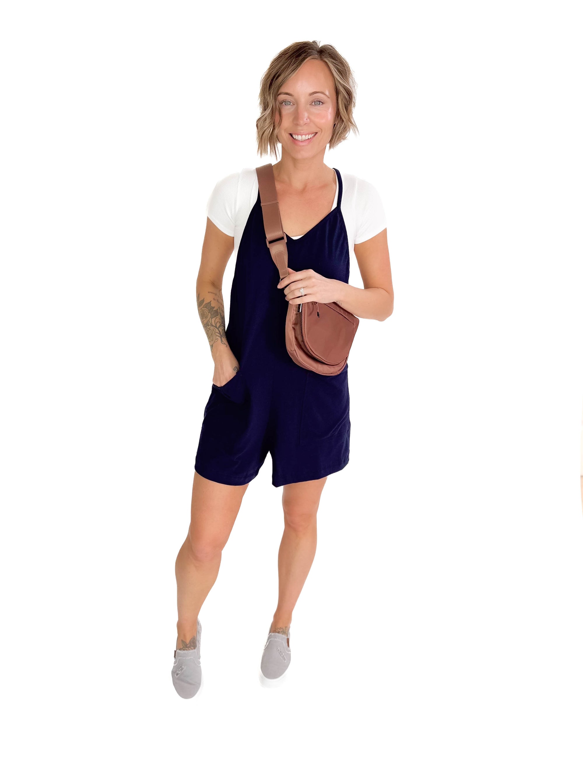 Savvy Nylon Bum Bug- ESPRESSO