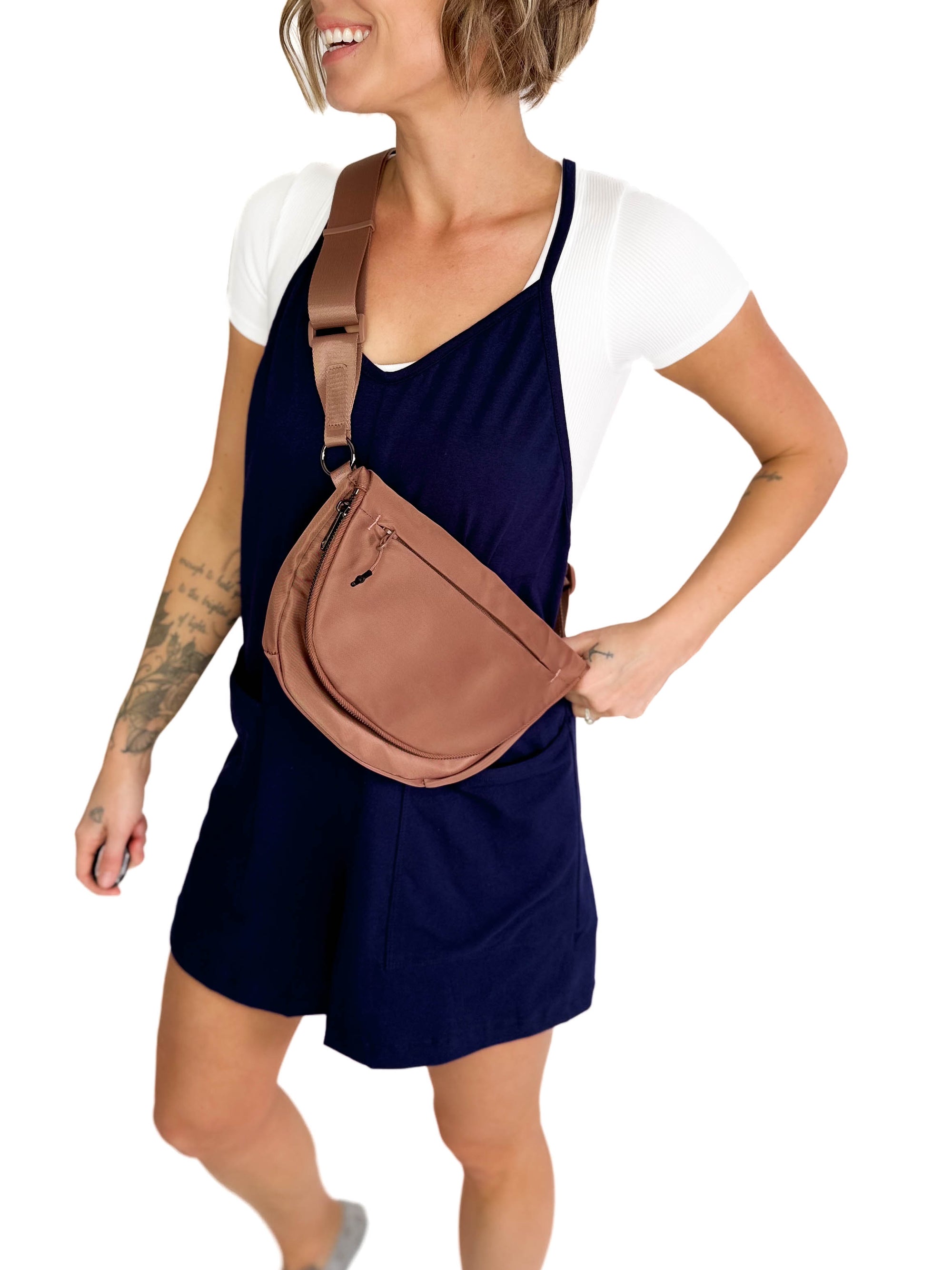 Savvy Nylon Bum Bug- ESPRESSO