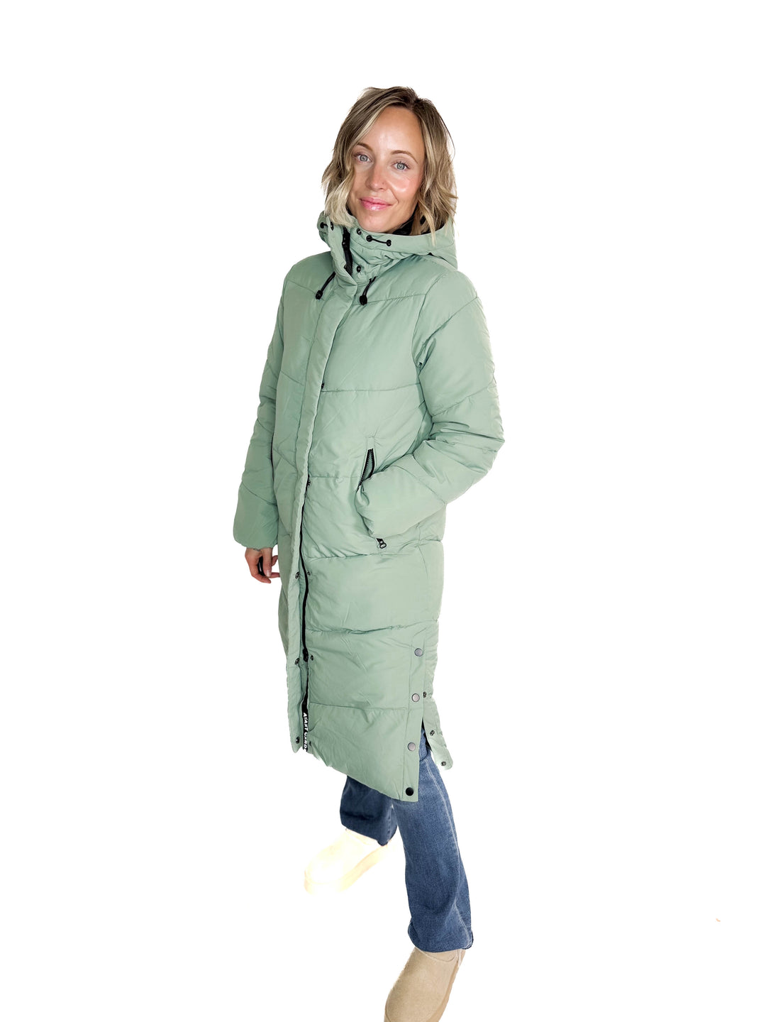 ONLY Maggi Long Puffer Coat- LILY PAD