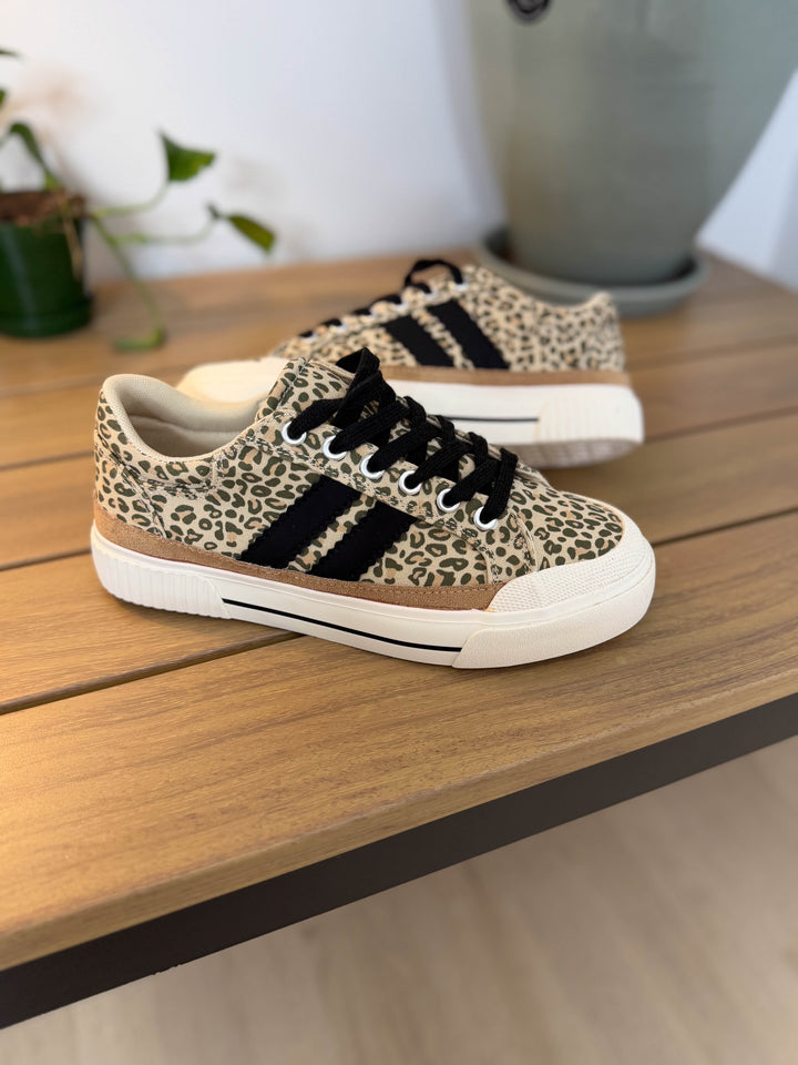 CORKYS That's Her Sneaker- SAND LEOPARD