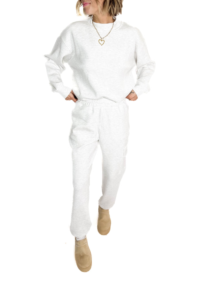 Everett Modal Cargo Jogger- HTHR GREY