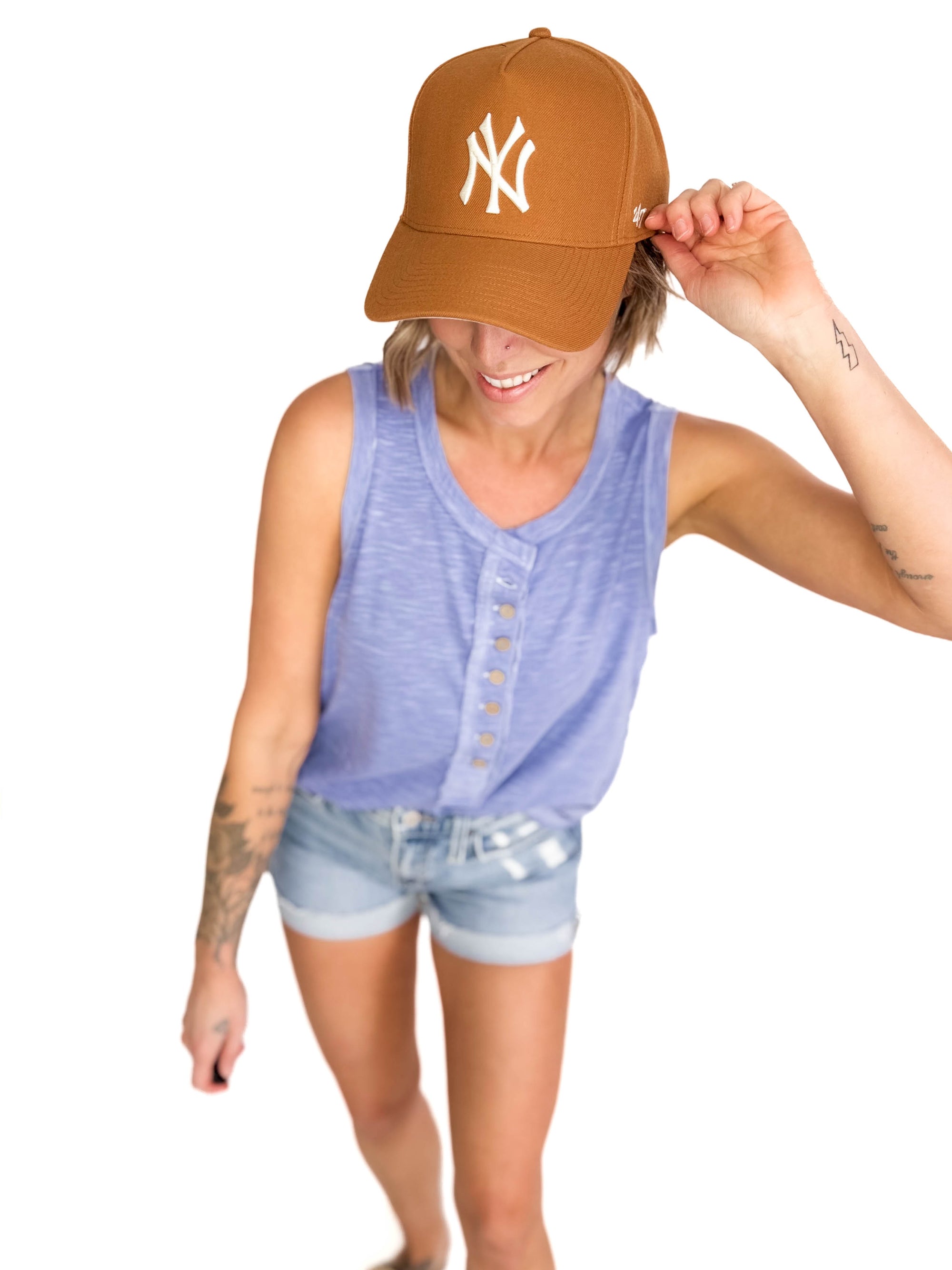 47 Brand NY Stiff Brim Cap- CLAY