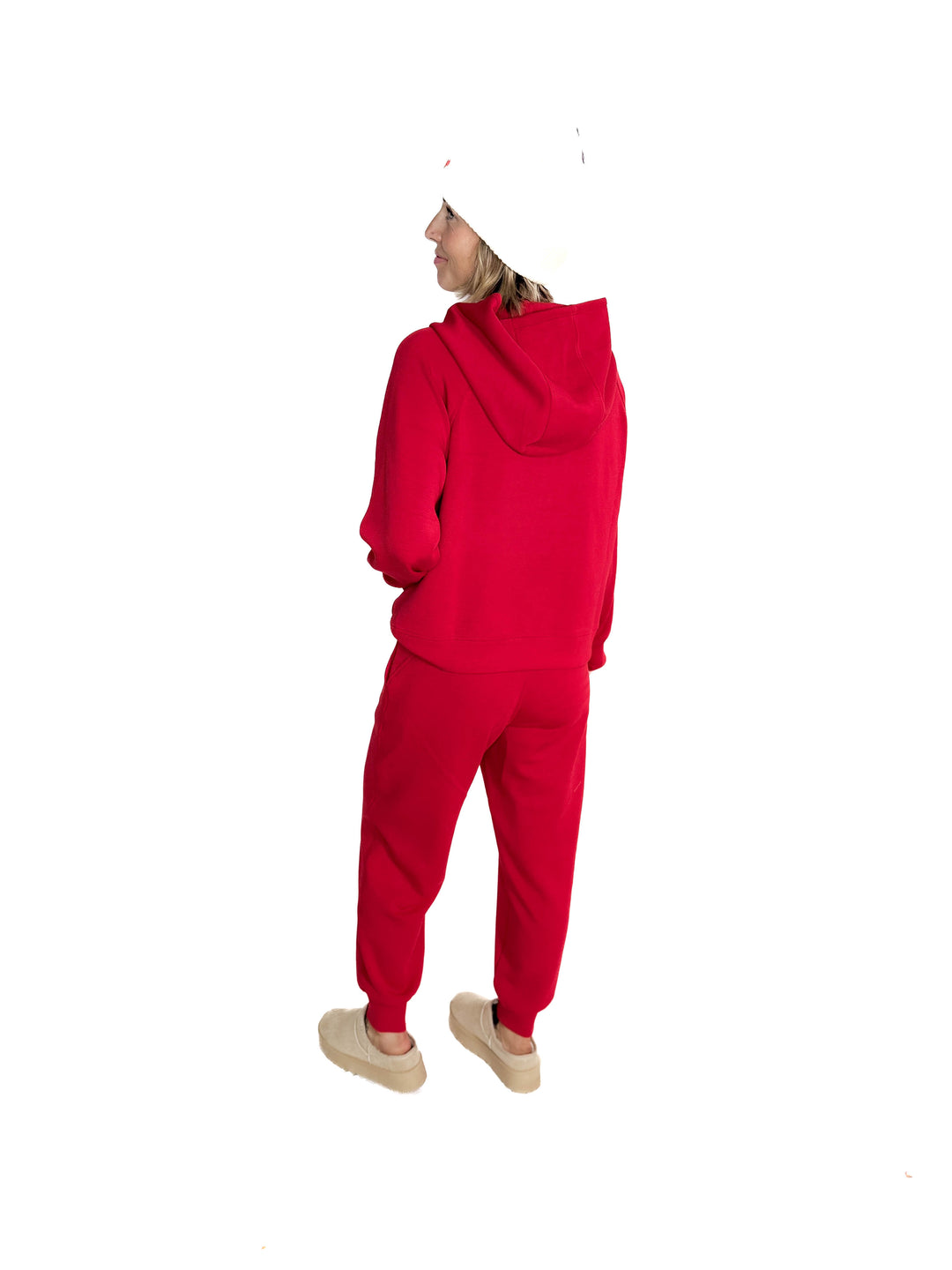 Everett Modal Jogger- TRUE RED