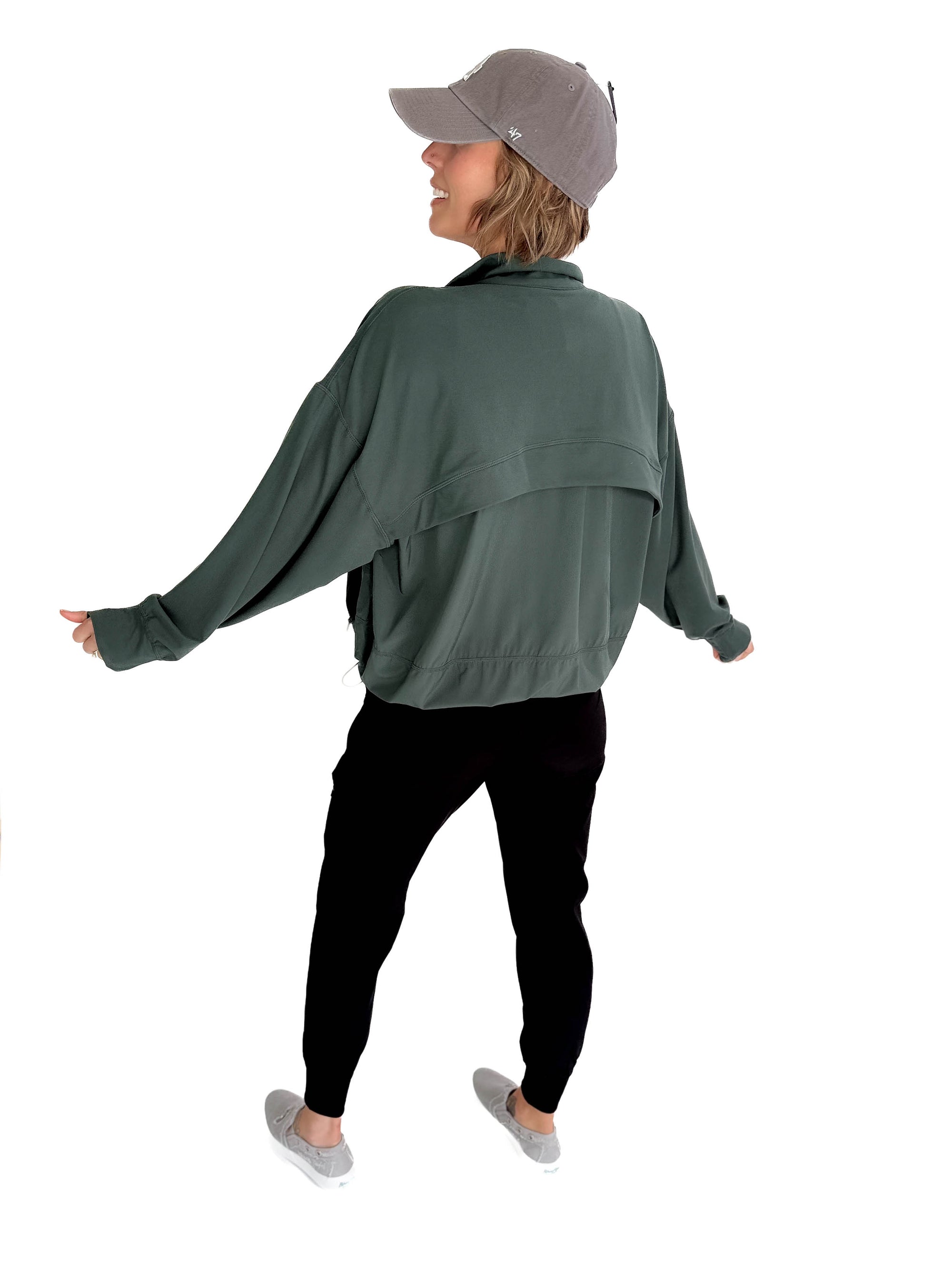 Only The Best Butter Jacket- DARK FOREST