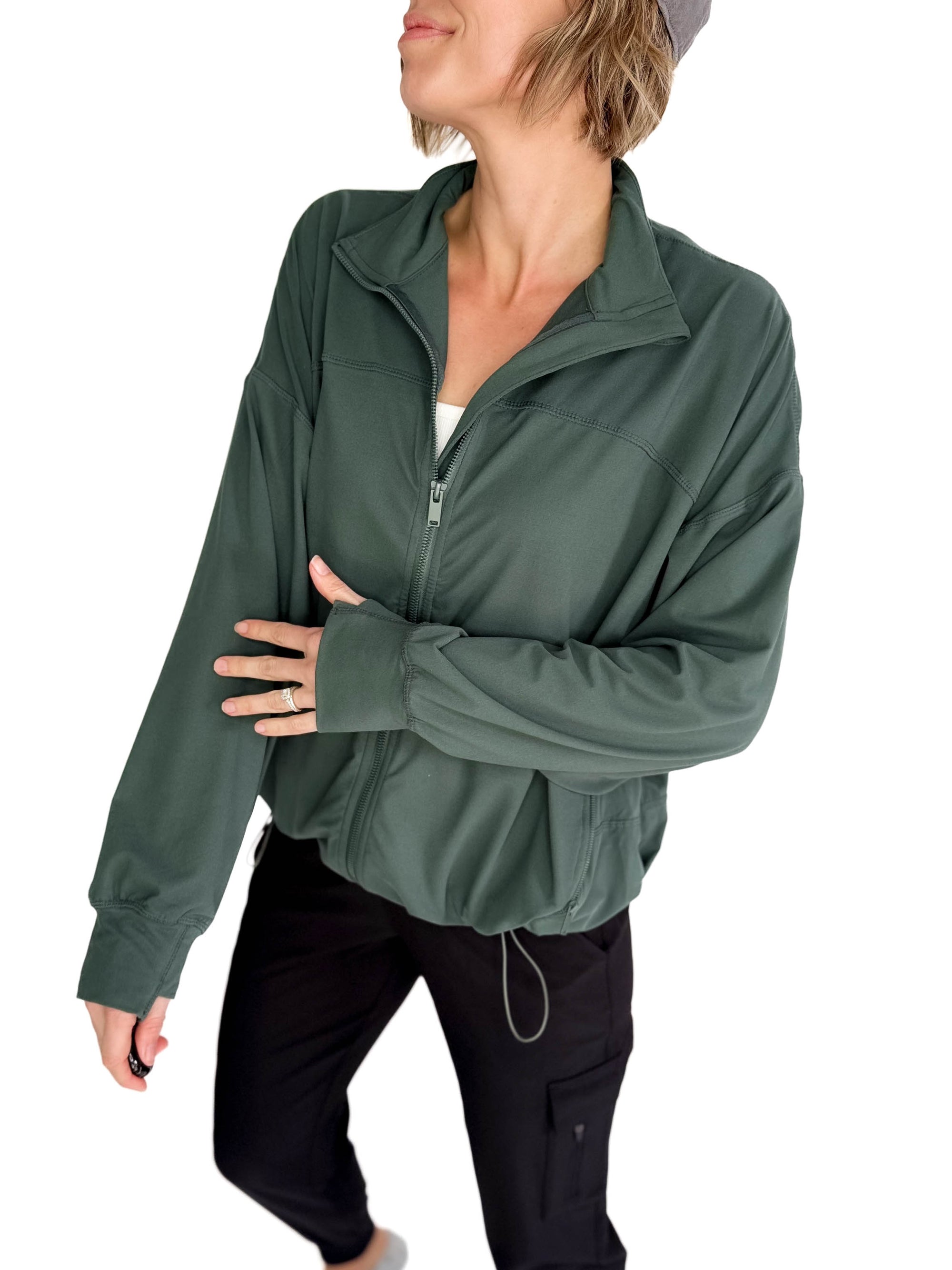 Only The Best Butter Jacket- DARK FOREST