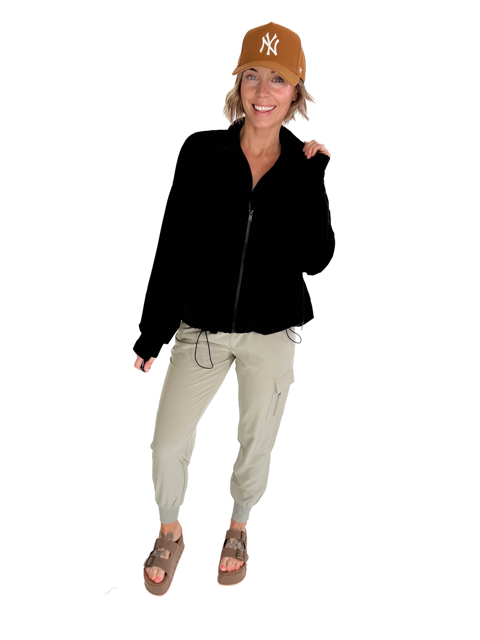 Only The Best Butter Jacket- BLACK