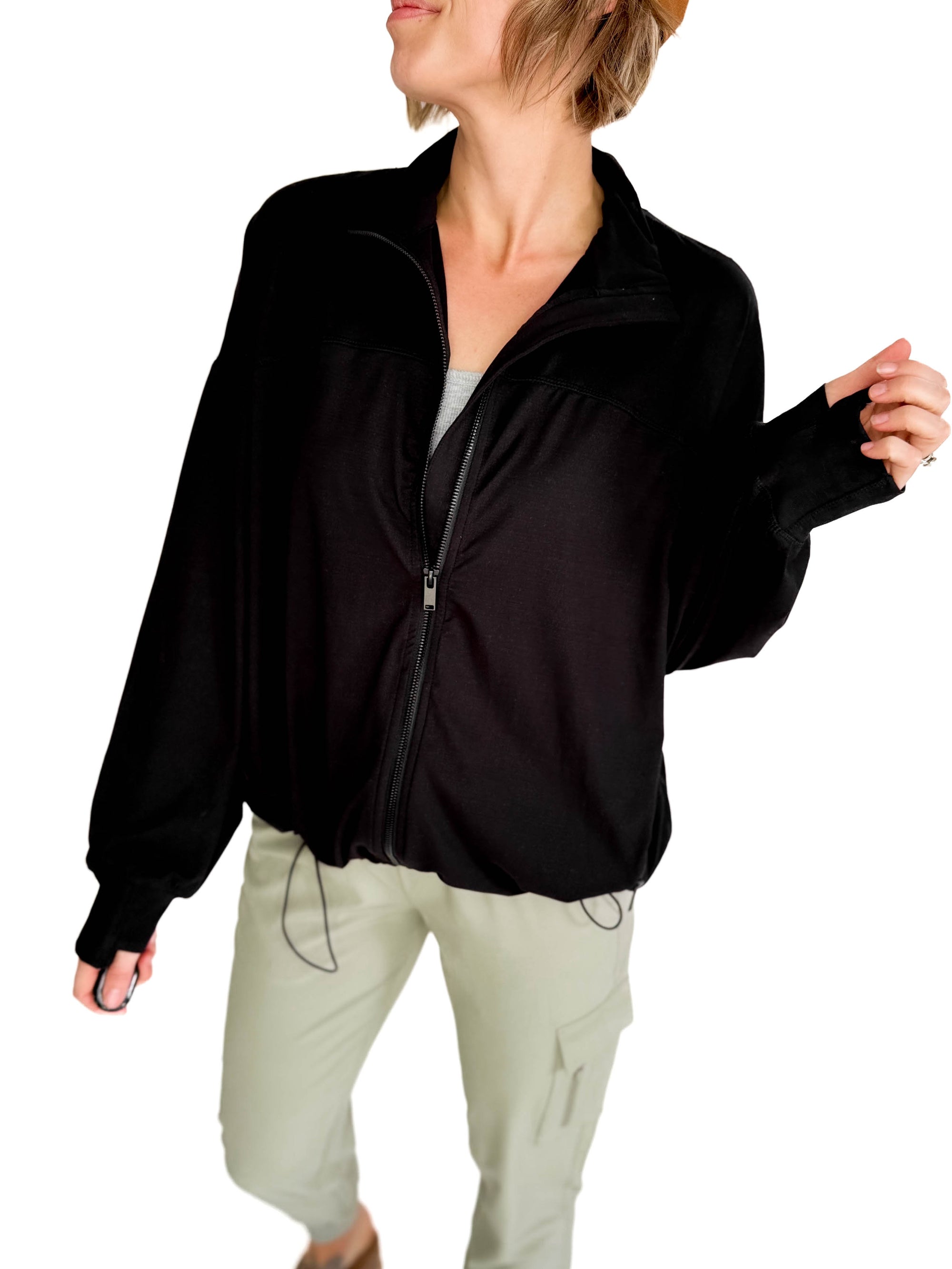 Only The Best Butter Jacket- BLACK
