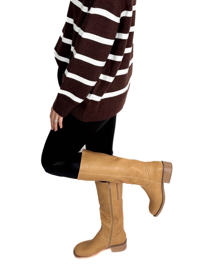 Royston Riding Boot- CAMEL