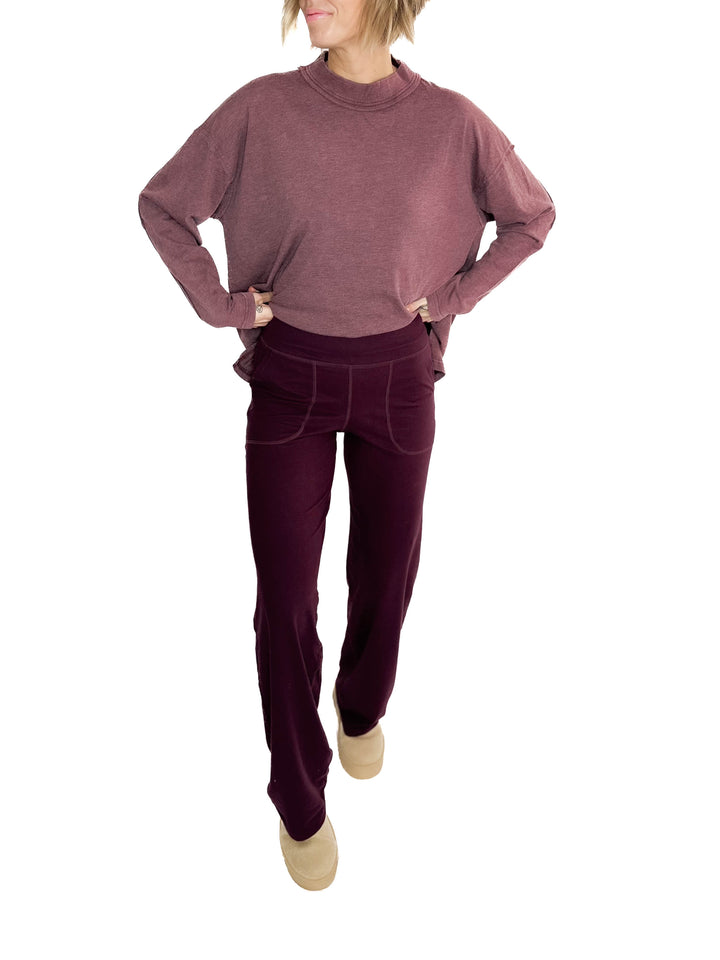 Only The Best Butter Straight Leg Legging- CASIS