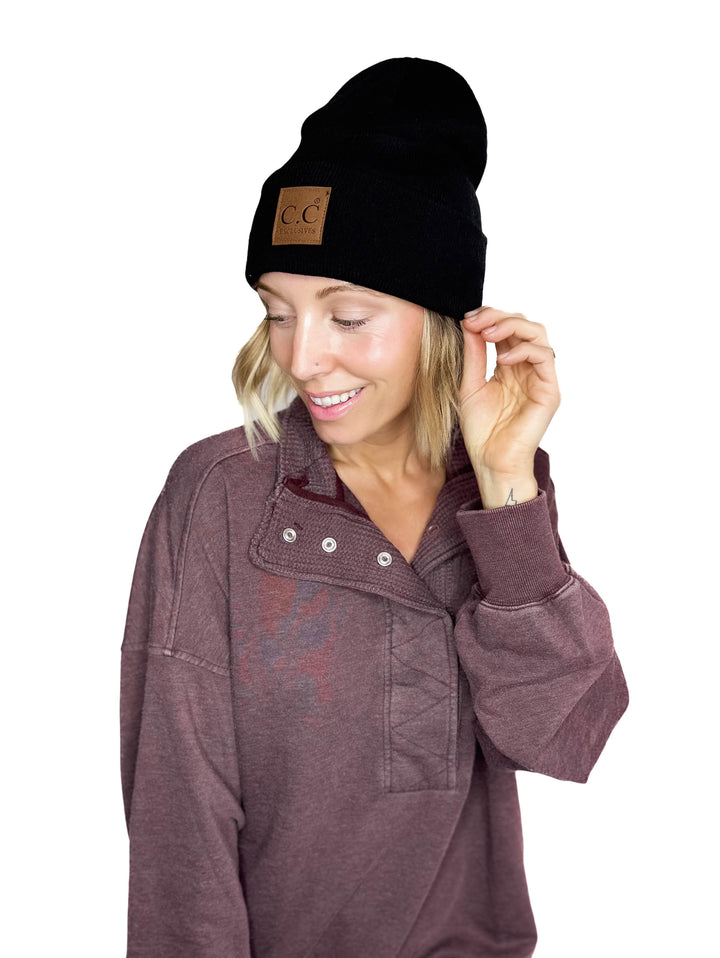 CC Classic Beanie- BLACK