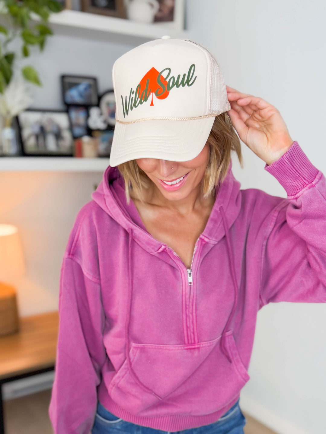 Wild Soul Foam Trucker- BEIGE