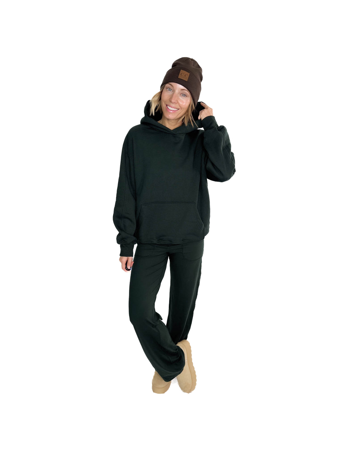 Rowan Fleece Hoodie- REGENCY GREEN