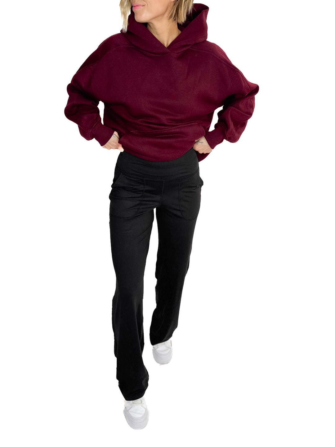 Only The Best Butter Straight Leg Legging- BLACK