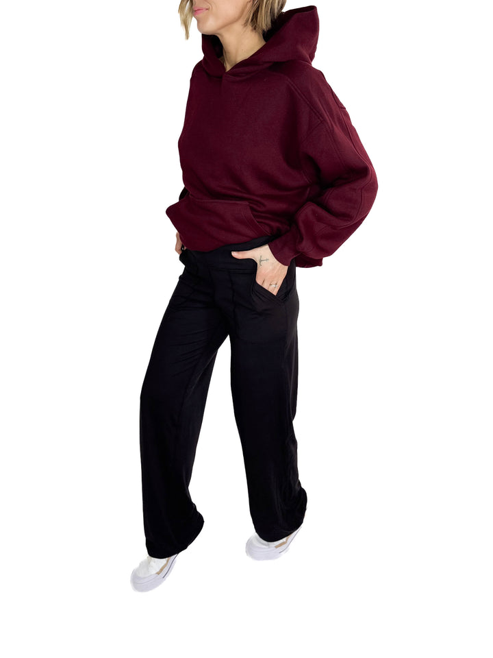 Only The Best Butter Straight Leg Legging- BLACK