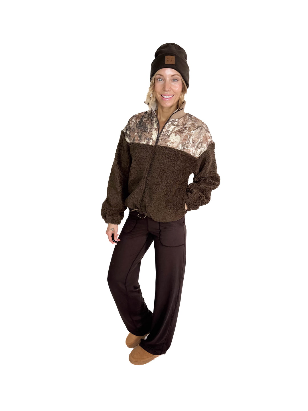 Wilder Camo Sherpa Pullover