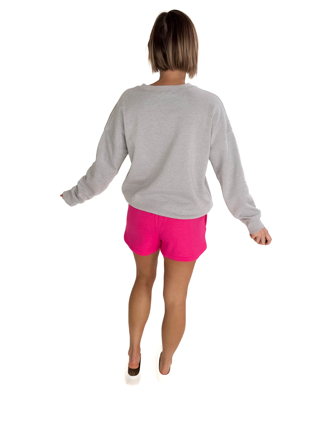 T+G Essential Fleece Sweatshirt- GREY-FINAL SALE
