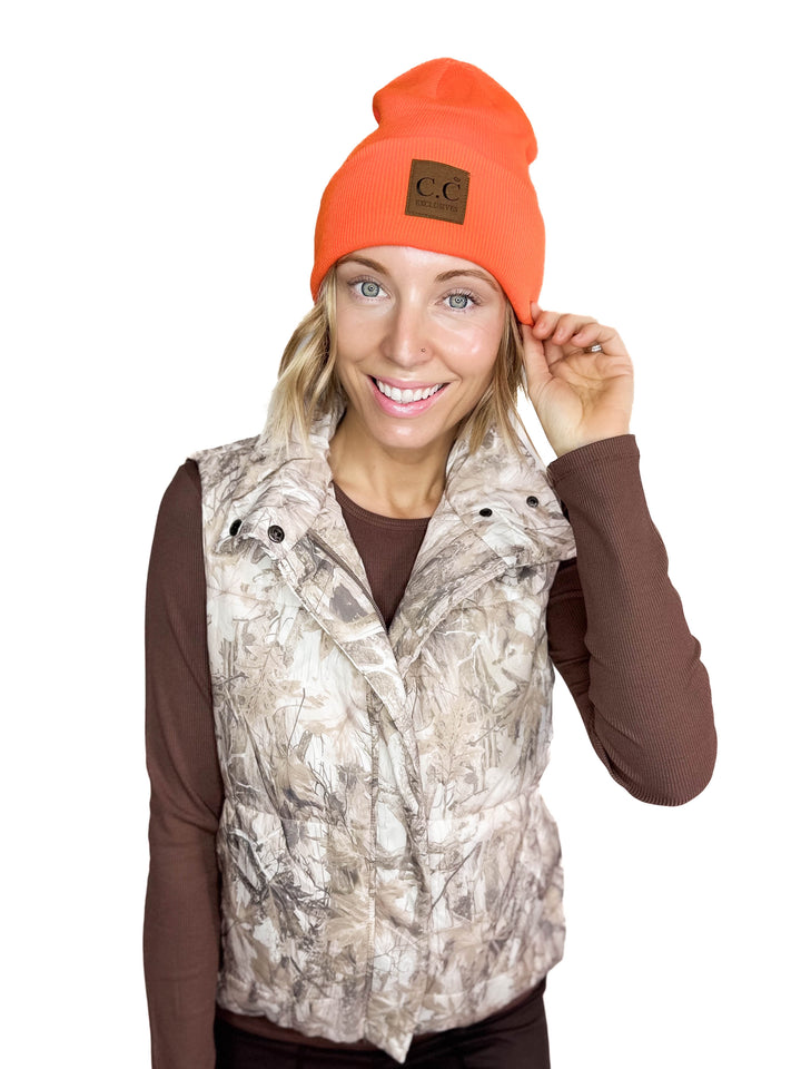 CC Classic Beanie- NEON ORANGE