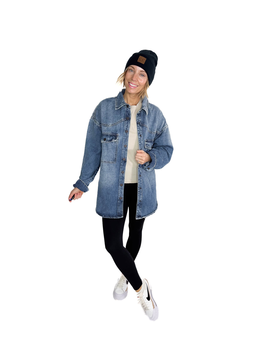 HIDDEN JEANS Abbi Oversized Denim Jacket