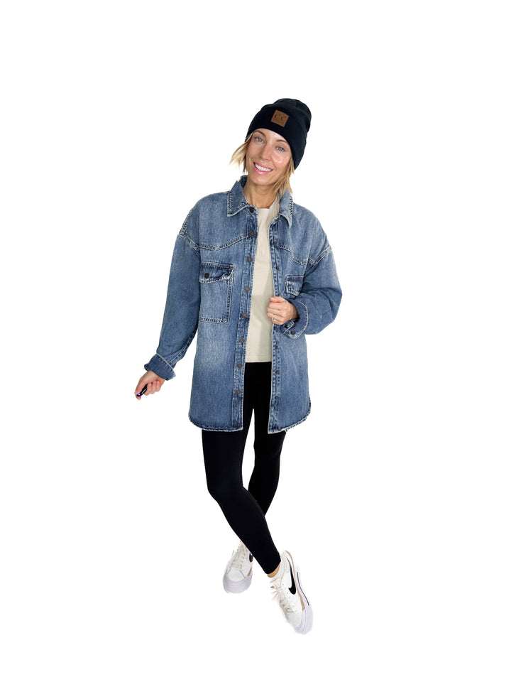 HIDDEN JEANS Abbi Oversized Denim Jacket