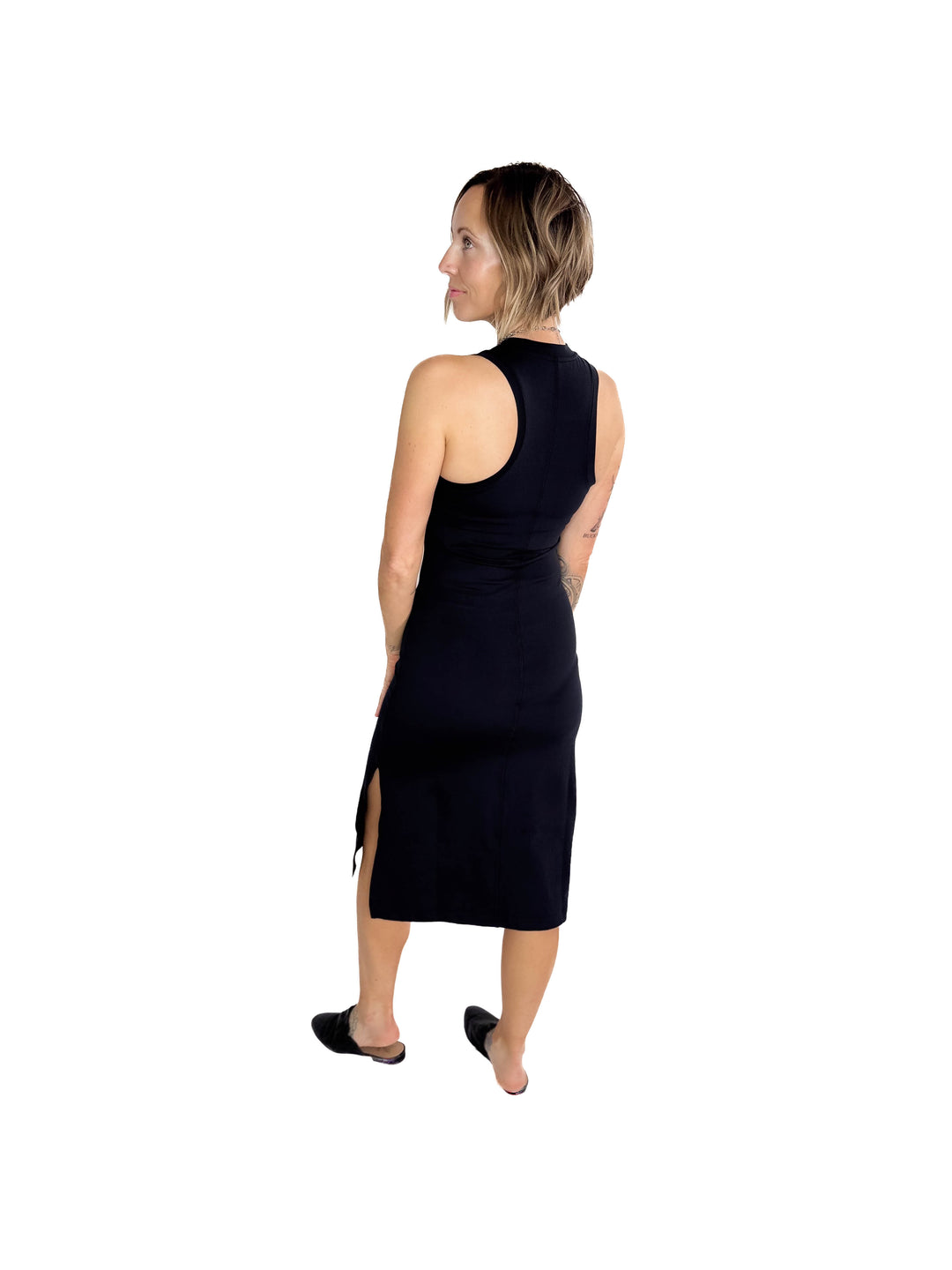MONO B Reesey Bodycon Dress- BLACK