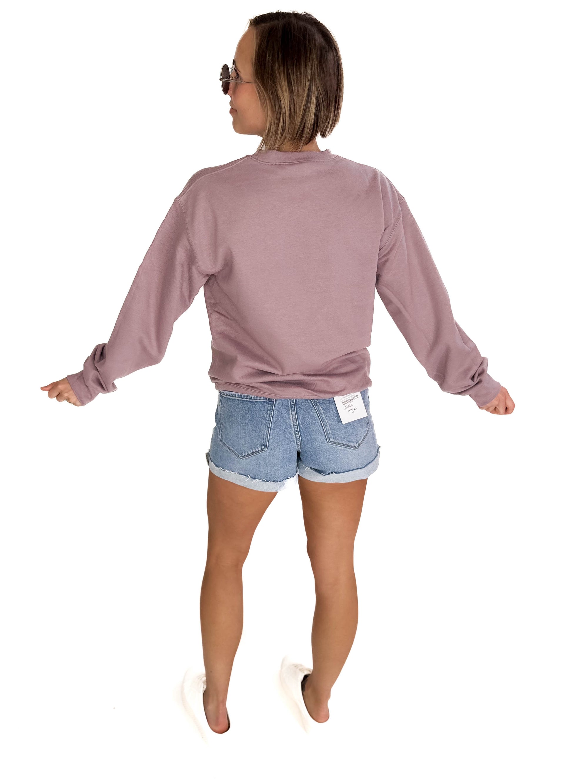 Vintage Bronco Graphic Crewneck- VINTAGE MAUVE
