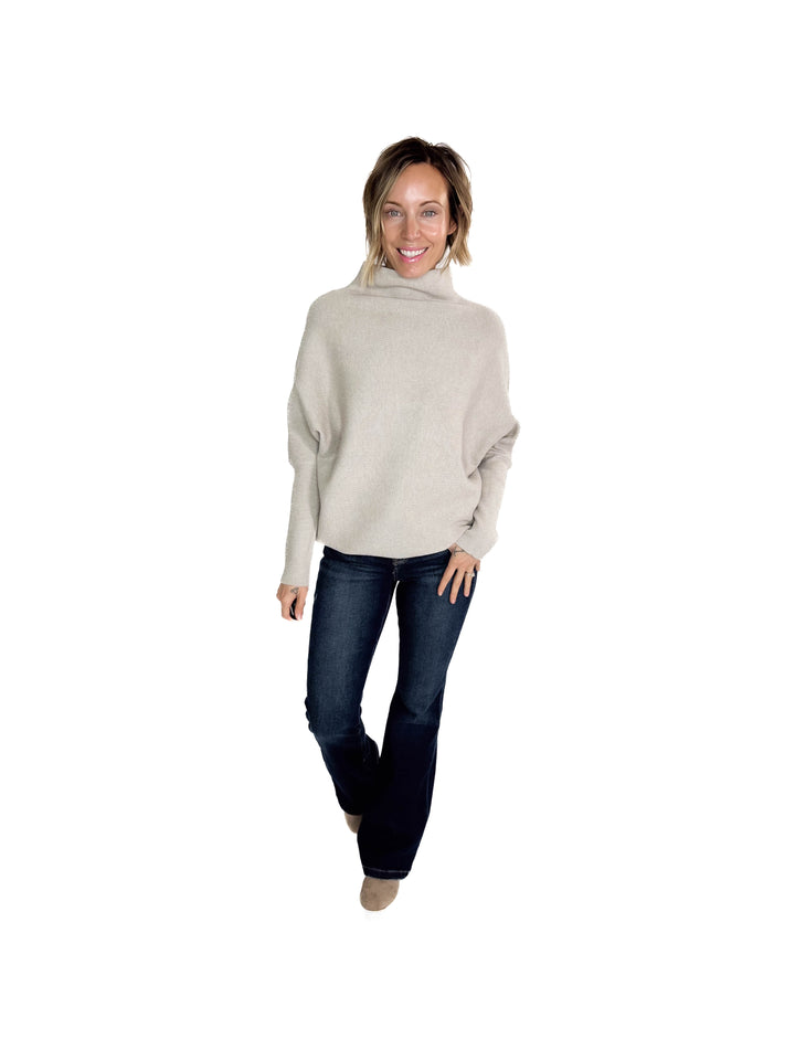 Maren Dolman Sweater- HTHR MOCHA
