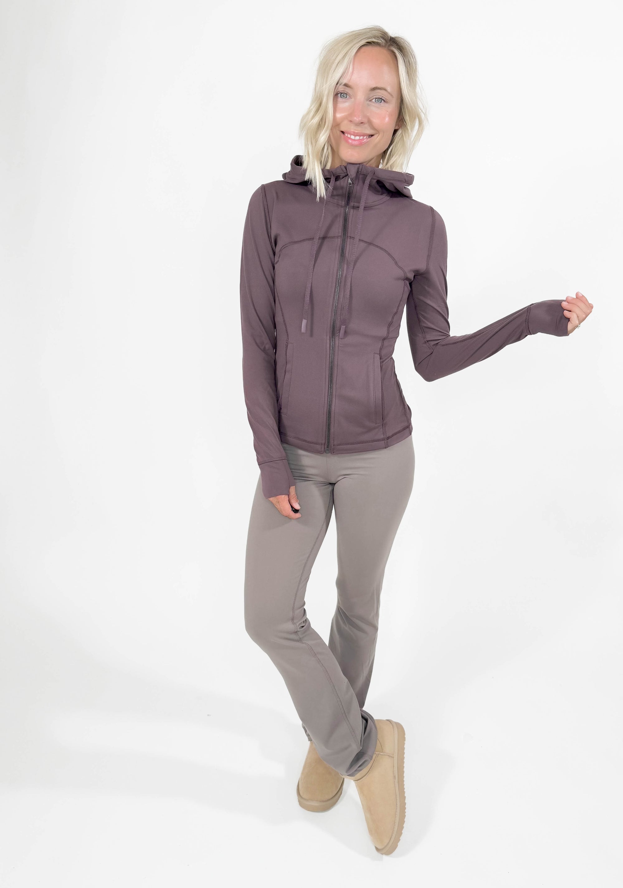 Anything But Basic Active Jacket- MULBERRY