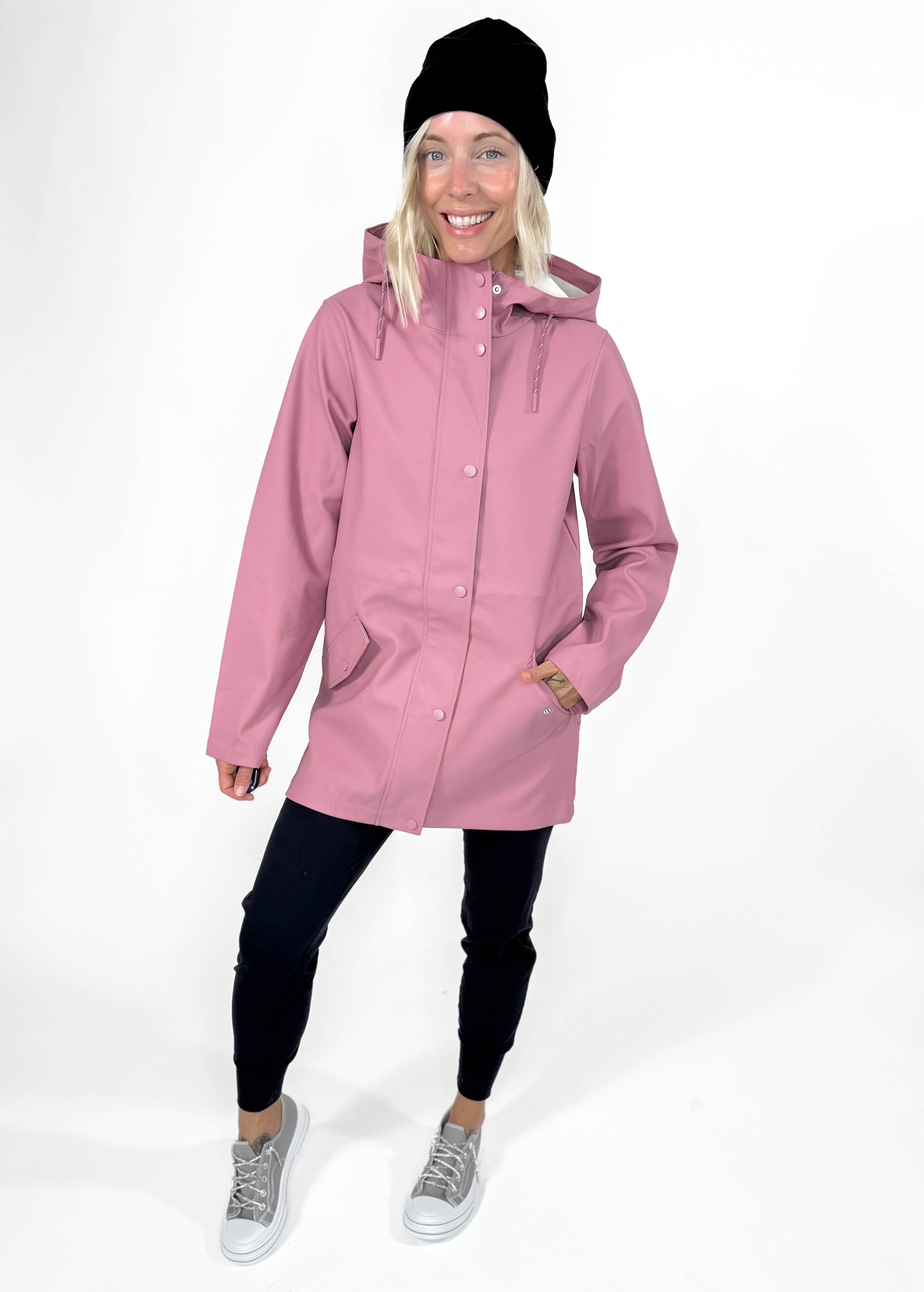 VERO MODA Sitka Rain Jacket- ROSE