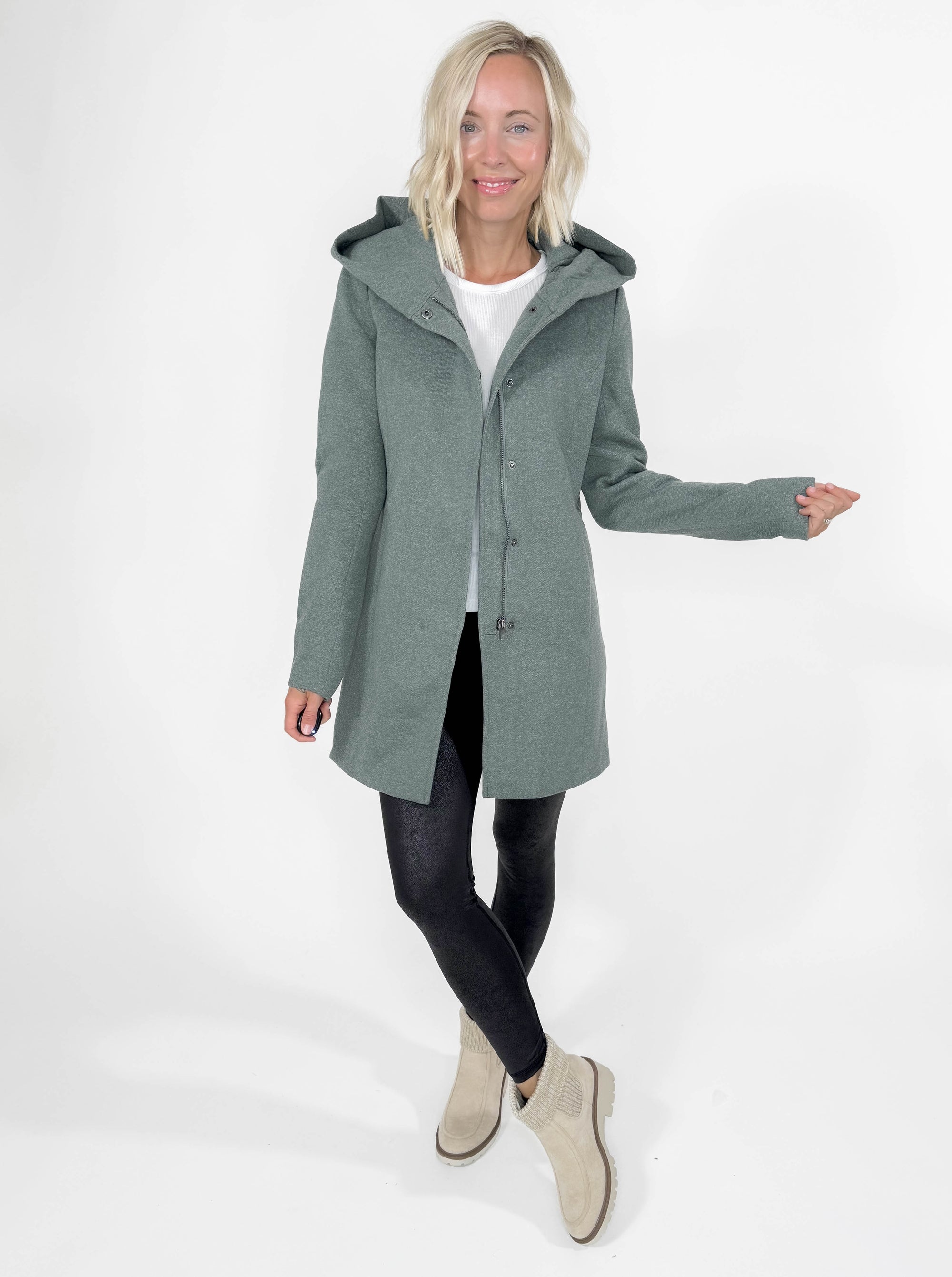 ONLY Alison Coat- BALSAM GREEN