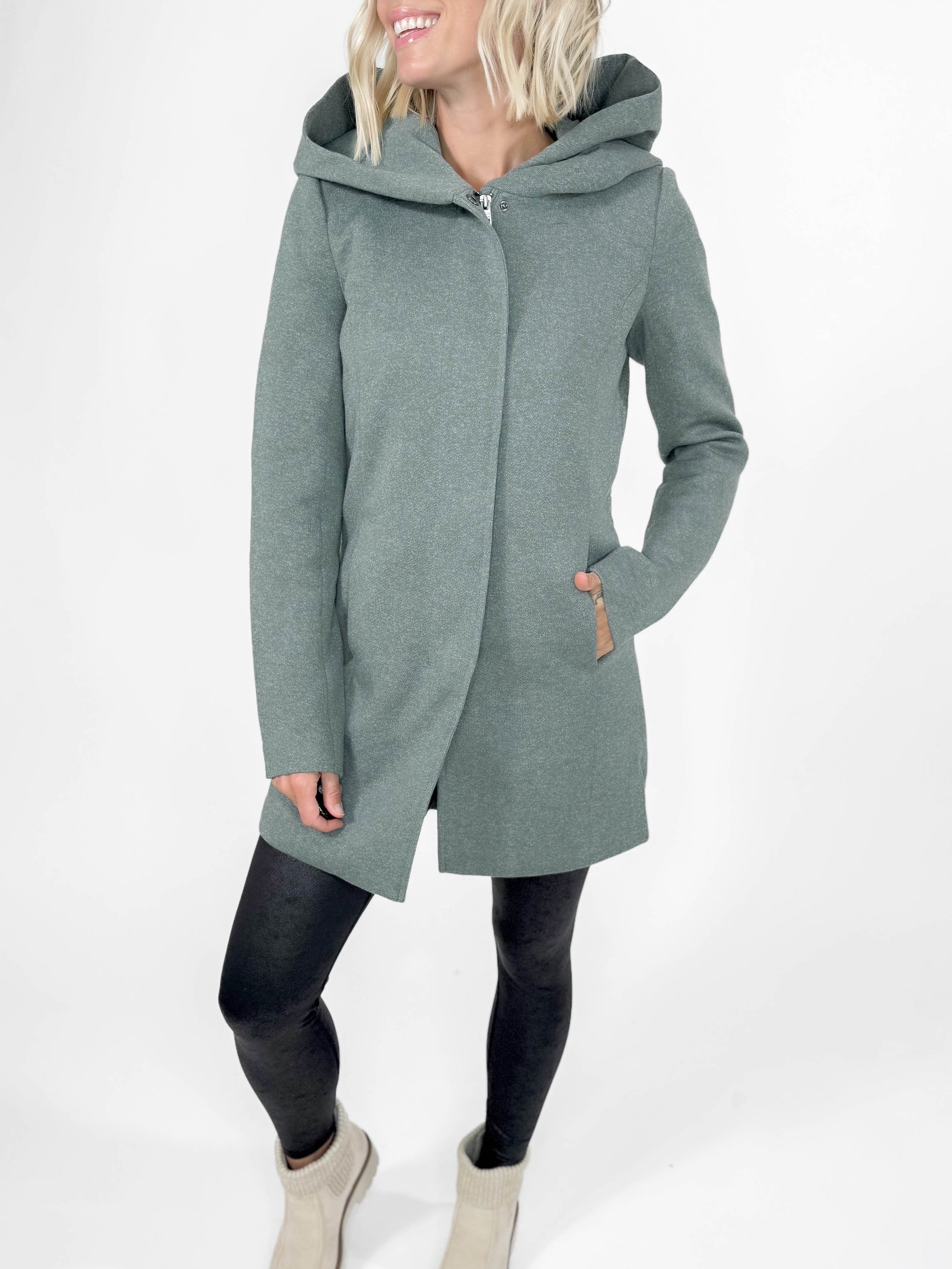 ONLY Alison Coat- BALSAM GREEN