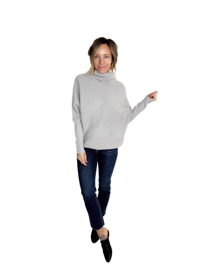 Maren Dolman Sweater- HTHR GREY