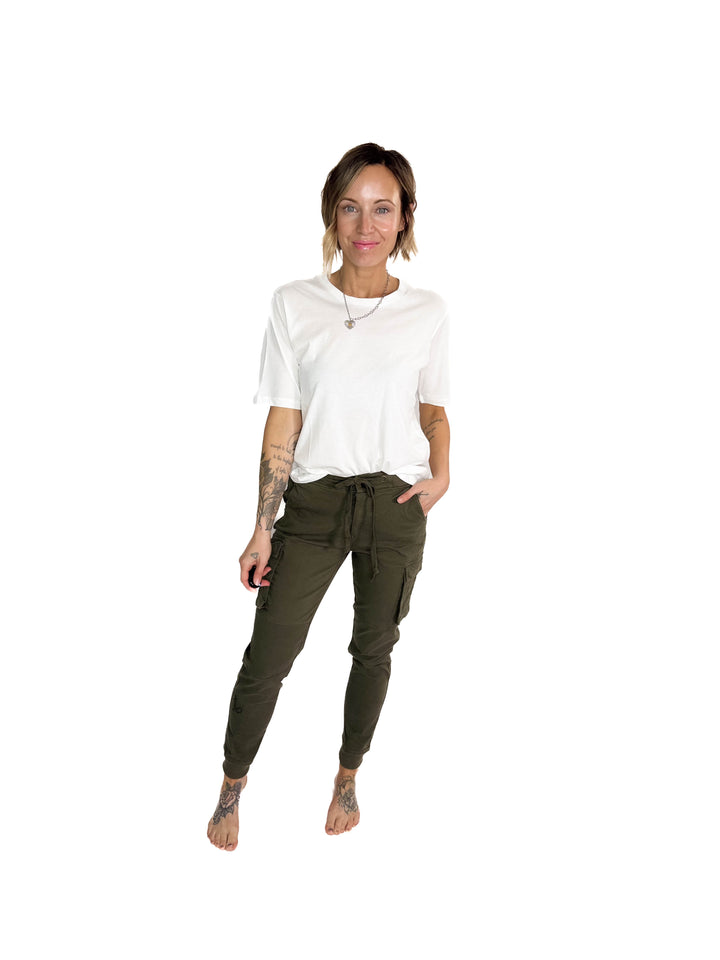 Bazz Cargo Jogger- OLIVE