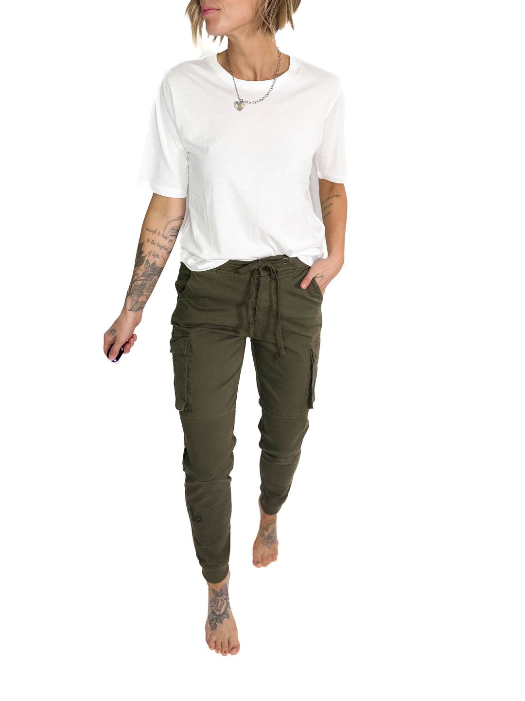 Bazz Cargo Jogger- OLIVE