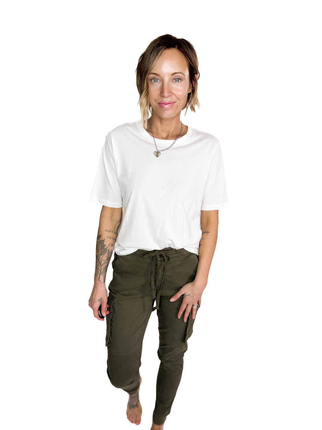 ONLY Rex T-shirt- CLOUD DANCER