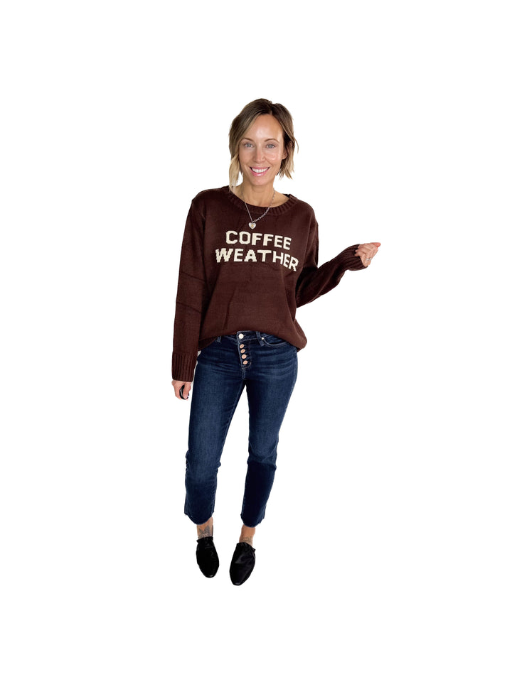Coffee Weather Knit Sweater