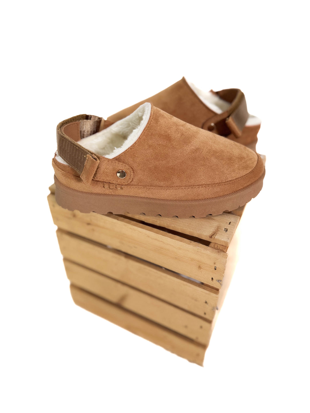 Sawyer Strap Faux Fur Slip-On- TAN
