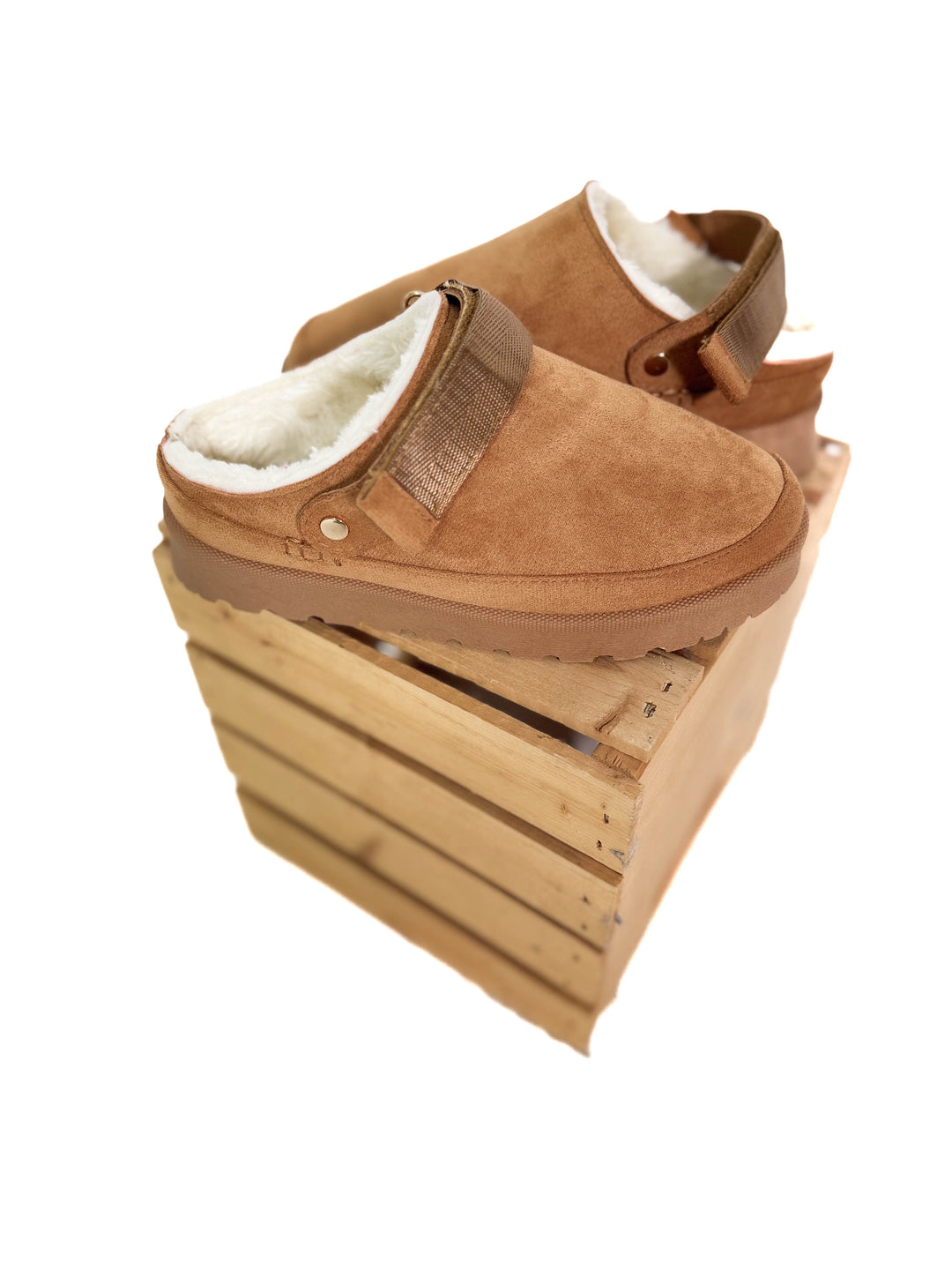 Sawyer Strap Faux Fur Slip-On- TAN