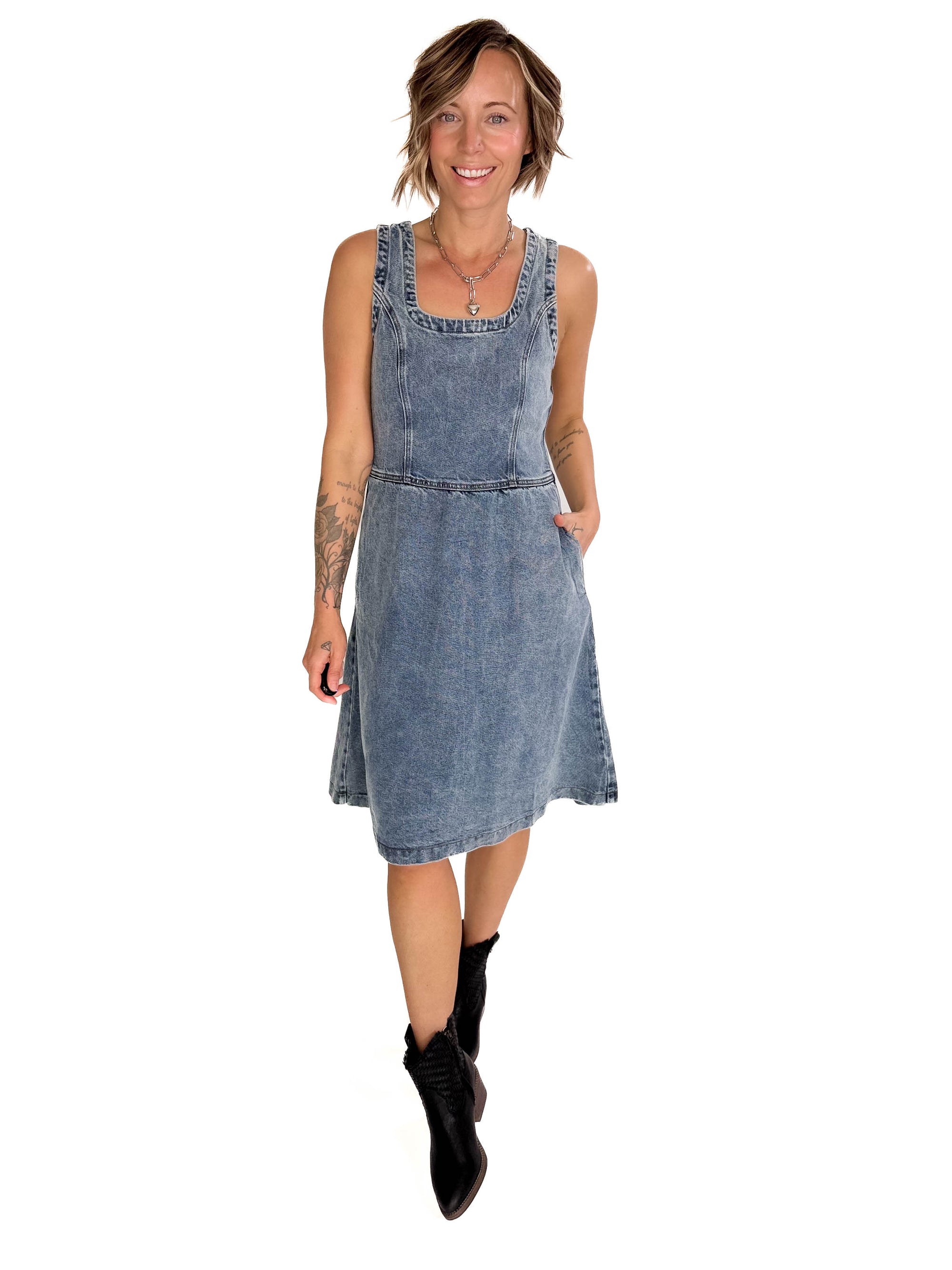 THREAD & SUPPLY Monie Denim Dress