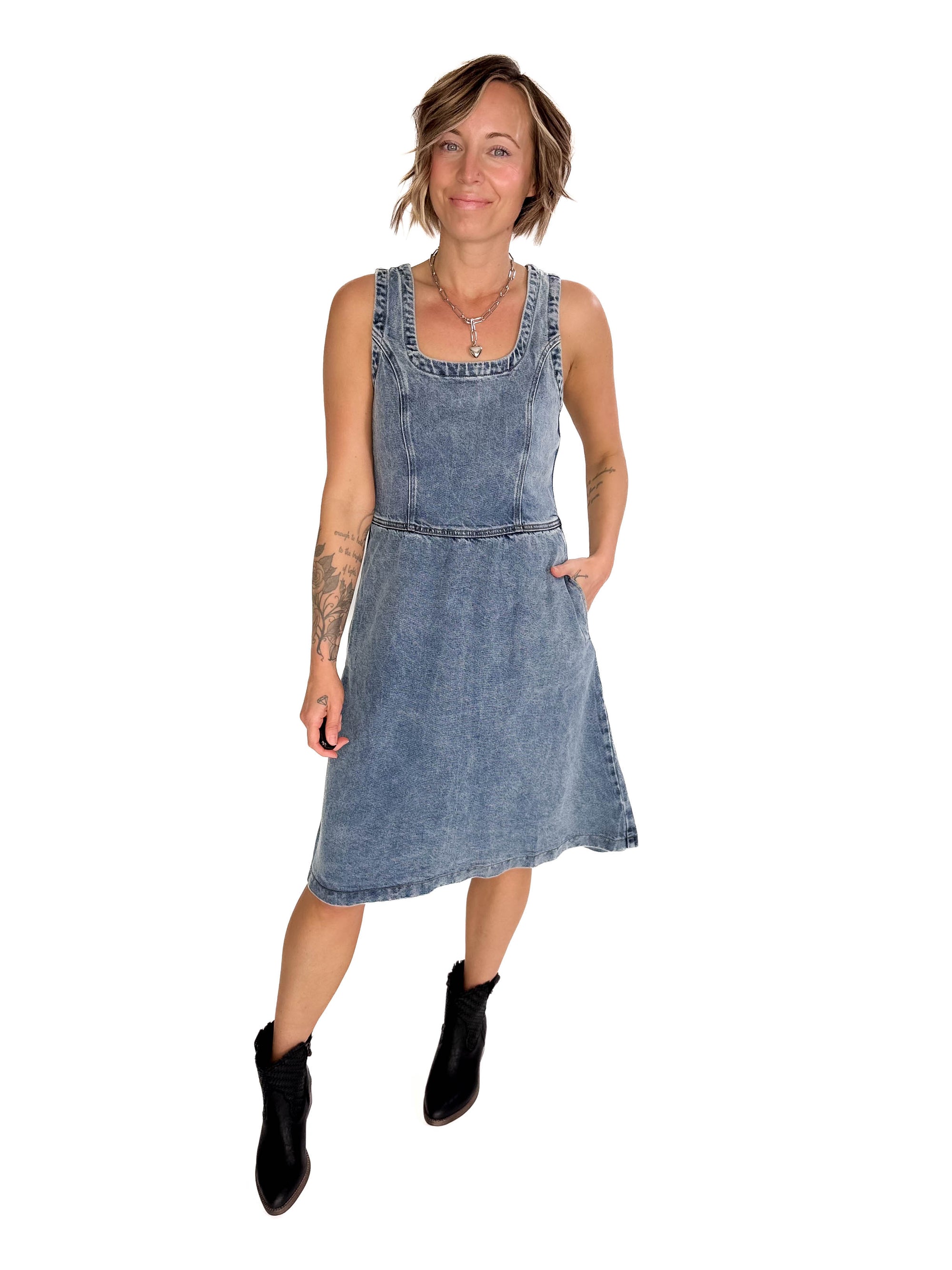 THREAD & SUPPLY Monie Denim Dress