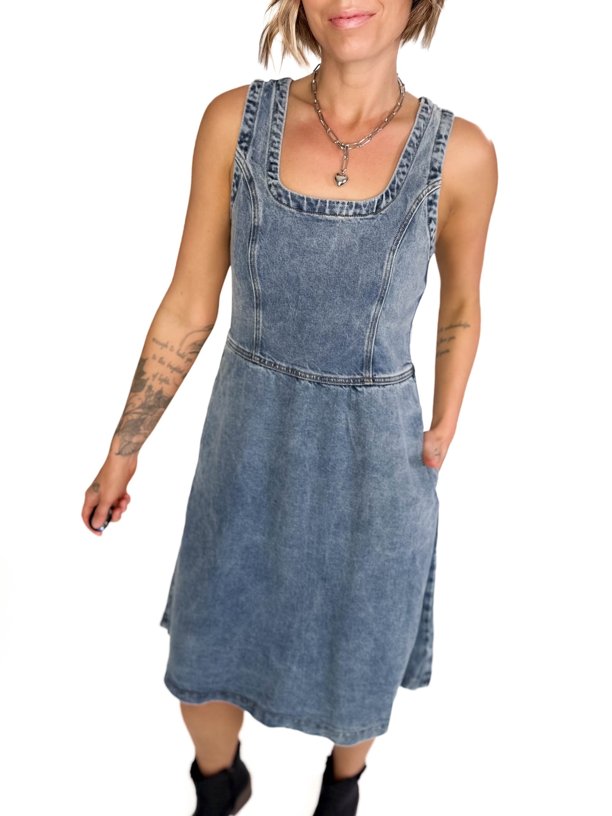 THREAD & SUPPLY Monie Denim Dress