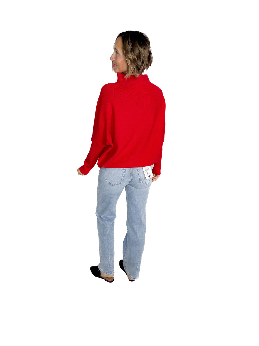 Maren Dolman Sweater- RUBY