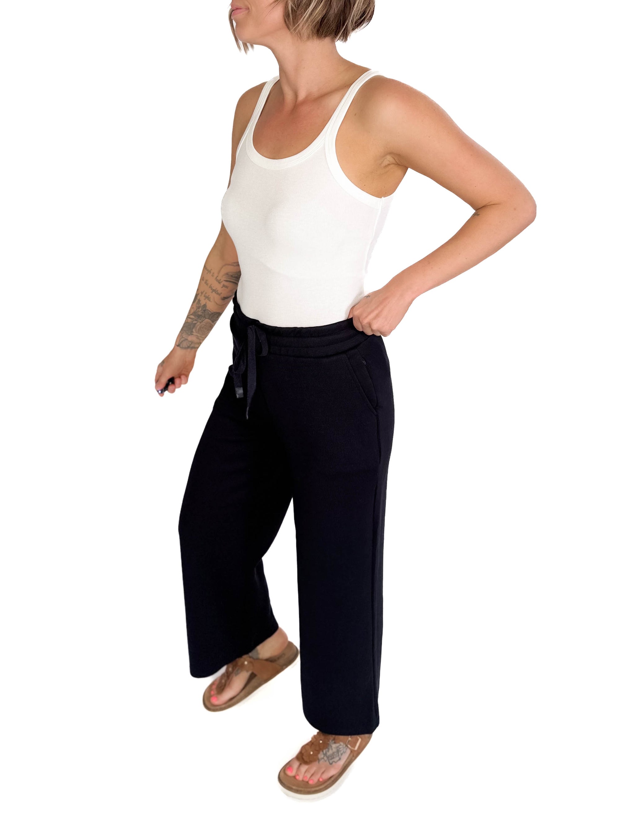 THREAD & SUPPLY  Kit Pants- BLACK RIB