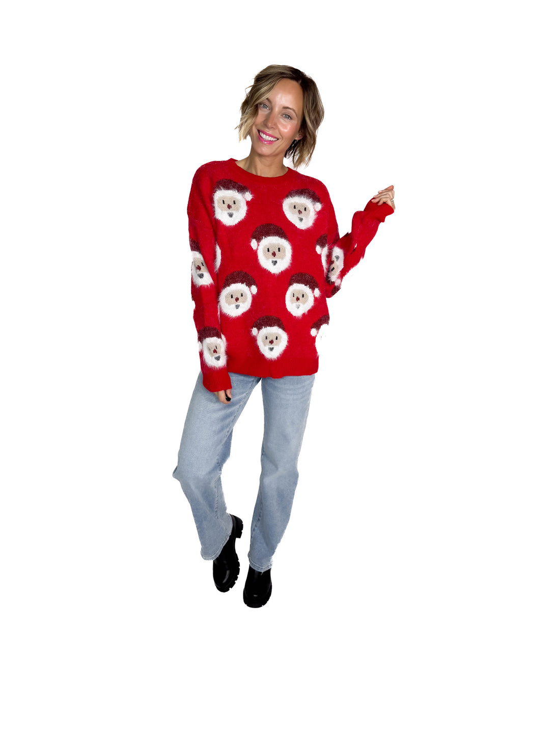 Santa's Favourite Sweater- RED