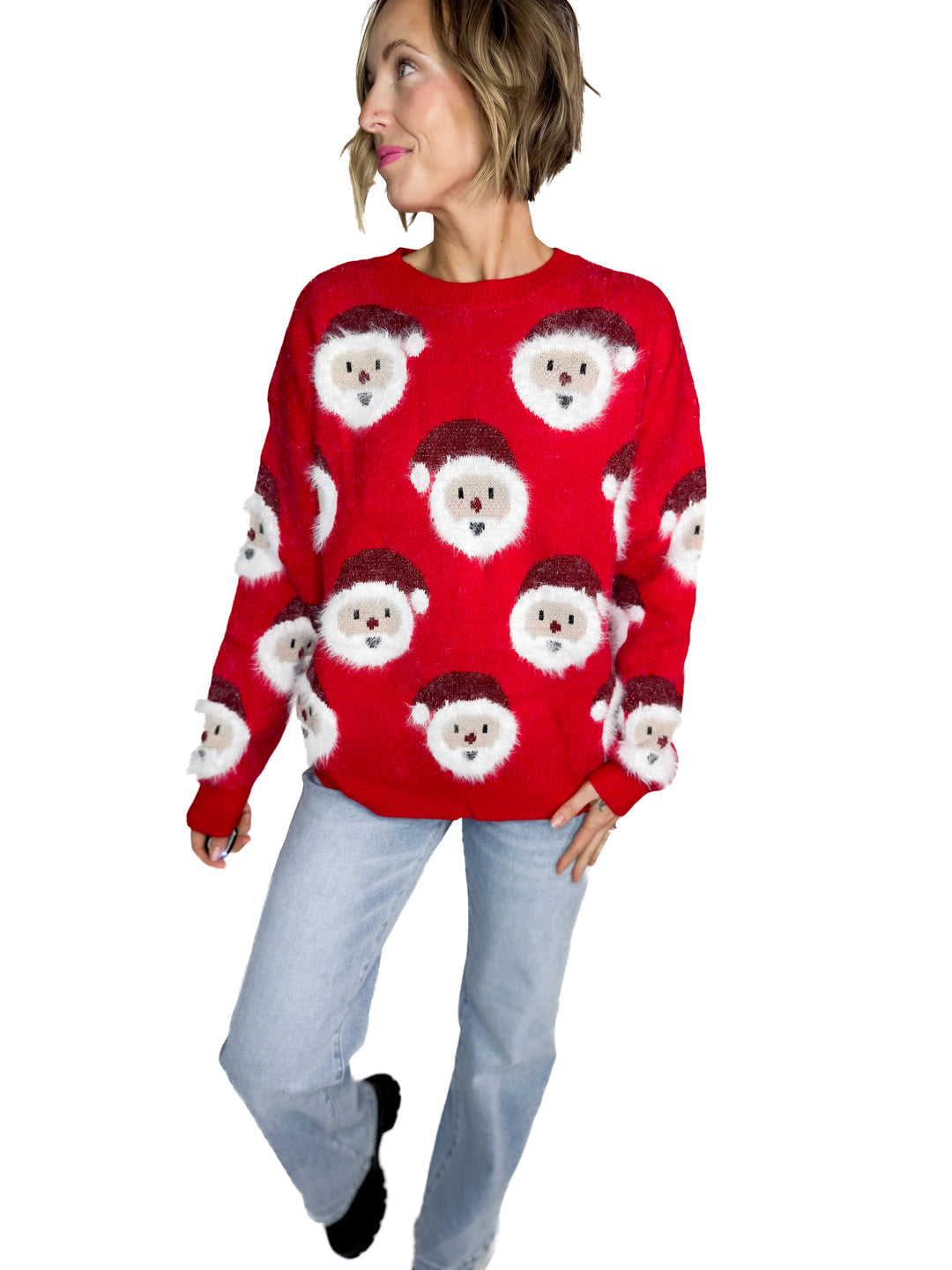 Santa's Favourite Sweater- RED