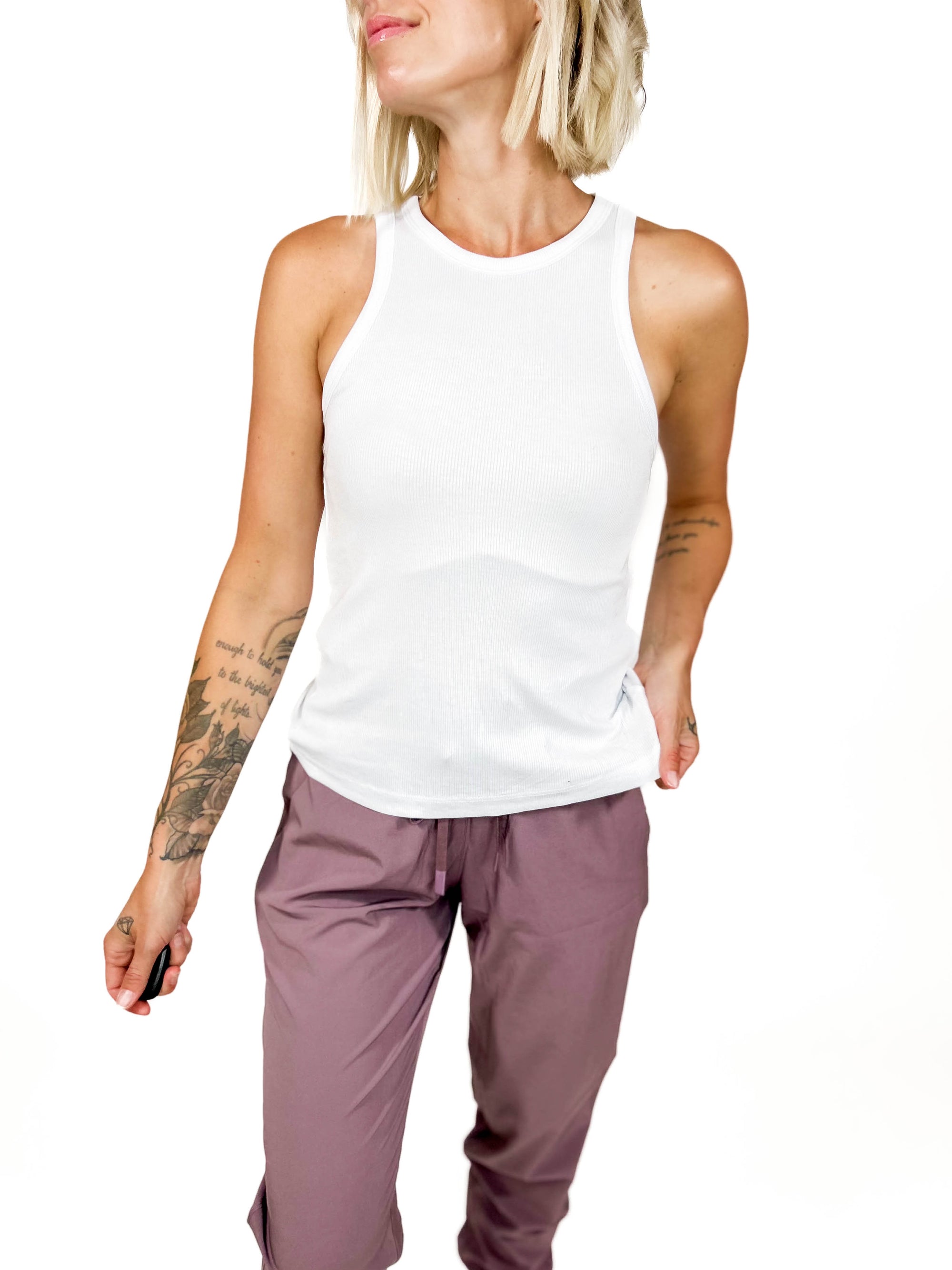 Vero Moda Irina Tank- BRIGHT WHITE-FINAL SALE