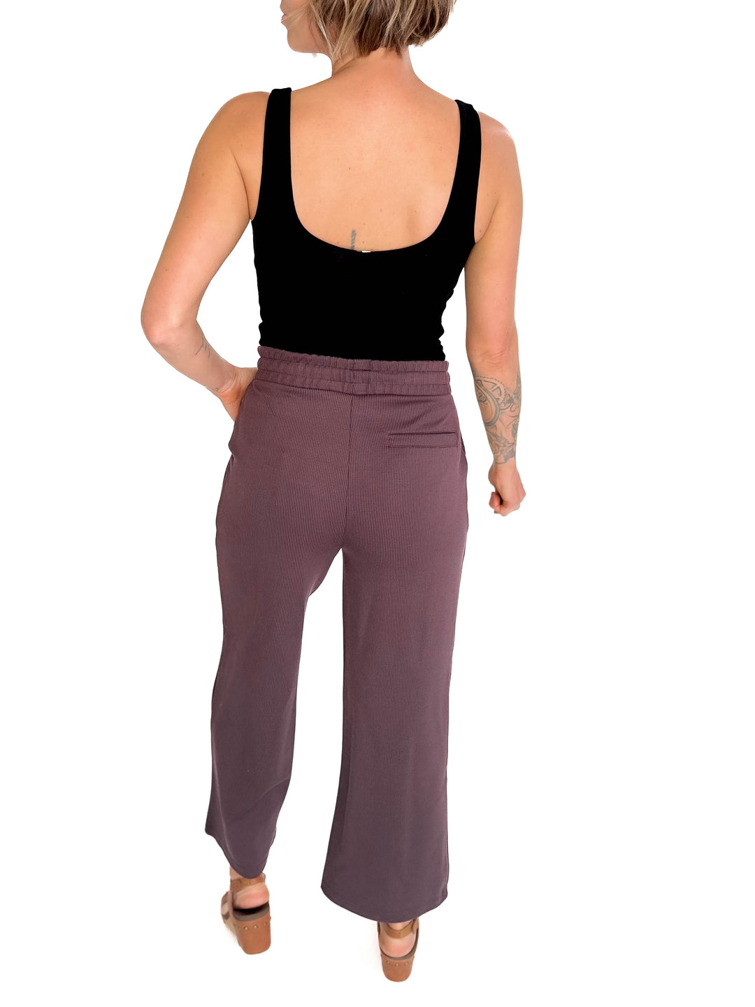 THREAD & SUPPLY  Kit Pants- RAISIN RIB