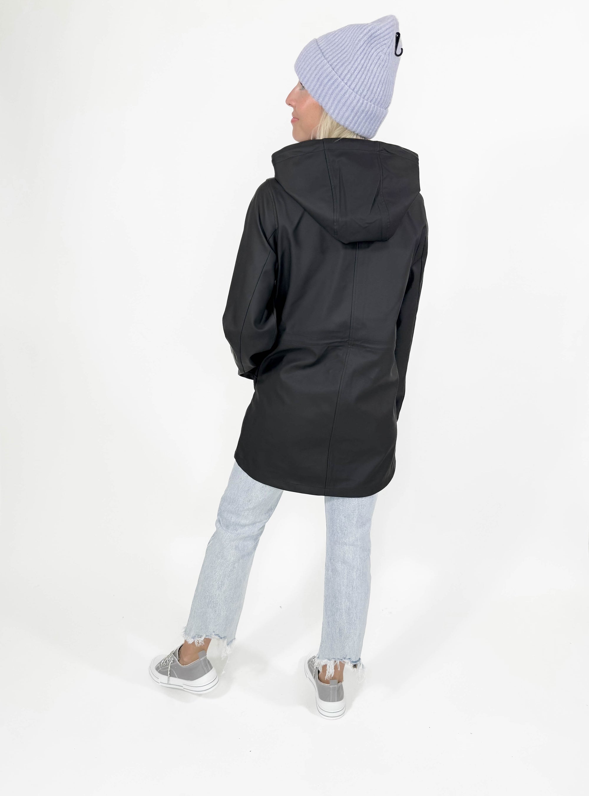 VERO MODA Sitka Rain Jacket- BLACK