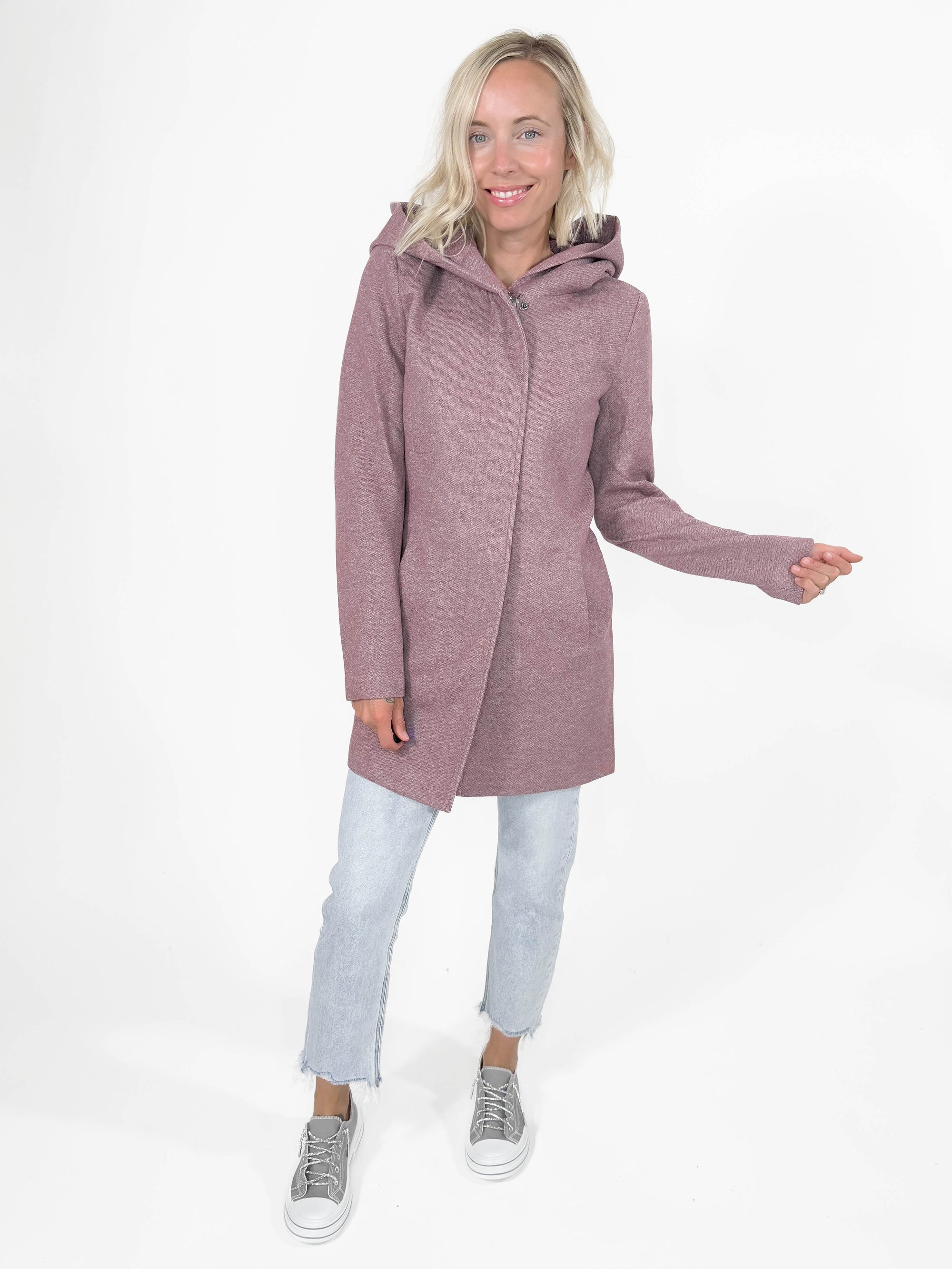 ONLY Alison Coat- ROSE BROWN