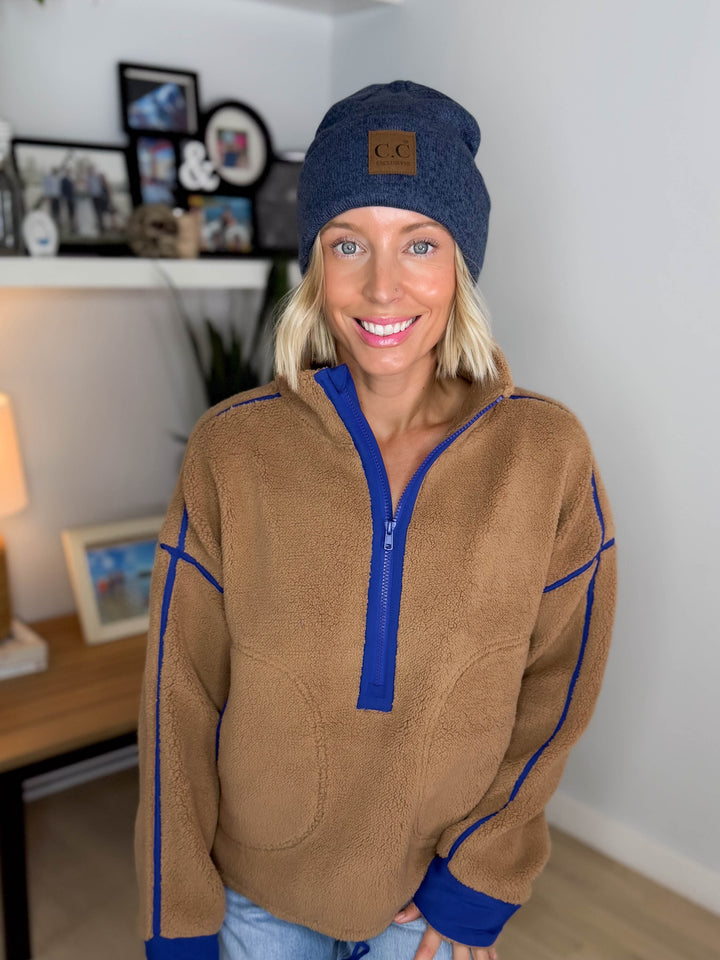 CC Classic Beanie- DARK DENIM MIX